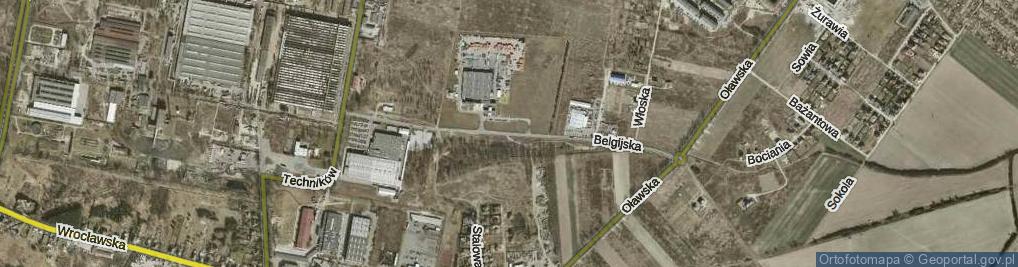 Zdjęcie satelitarne Belgijska ul.