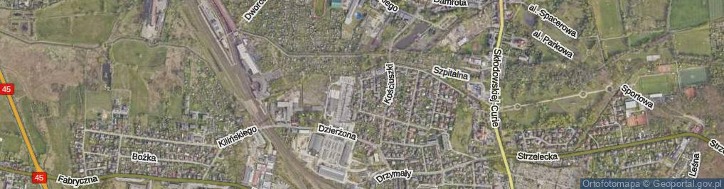 Zdjęcie satelitarne Bema Józefa, gen. ul.