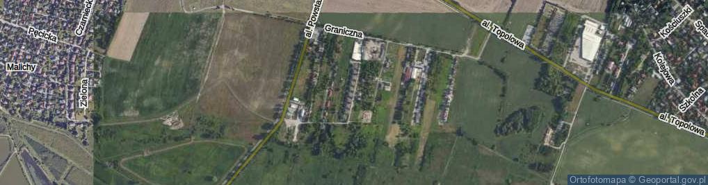 Zdjęcie satelitarne Berberysowa ul.