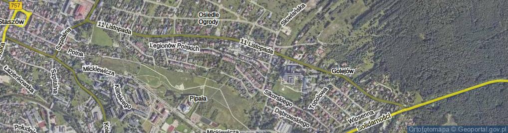 Zdjęcie satelitarne Bema Józefa, gen. ul.