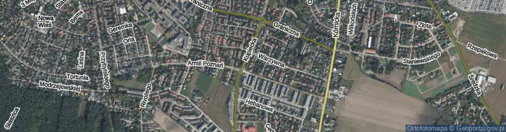 Zdjęcie satelitarne Bednarska ul.