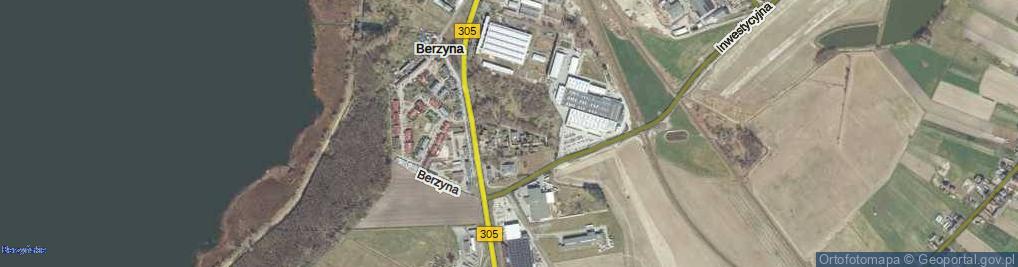 Zdjęcie satelitarne Berzyńska ul.