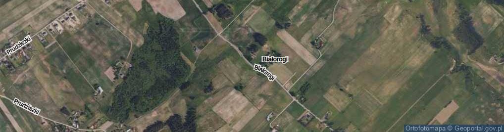 Zdjęcie satelitarne Białorogi ul.