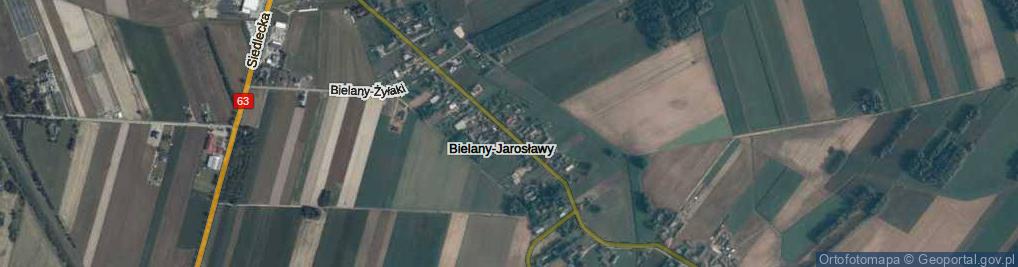 Zdjęcie satelitarne Bielany-Jarosławy ul.
