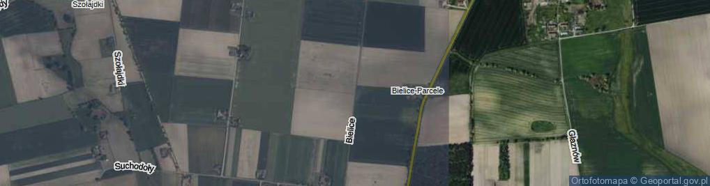 Zdjęcie satelitarne Bielice ul.