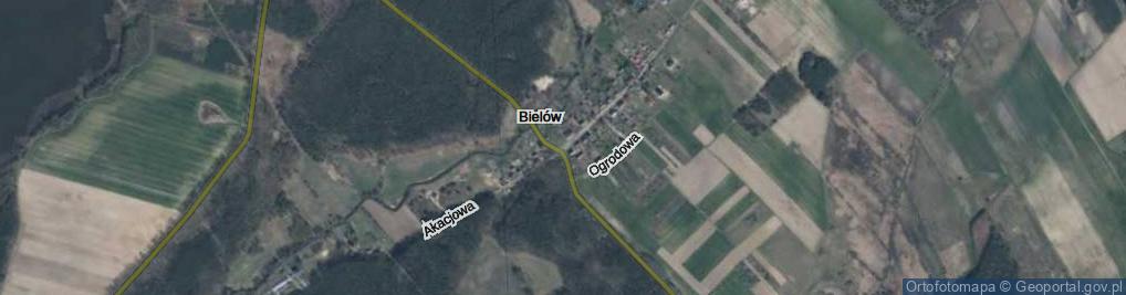 Zdjęcie satelitarne Bielów ul.