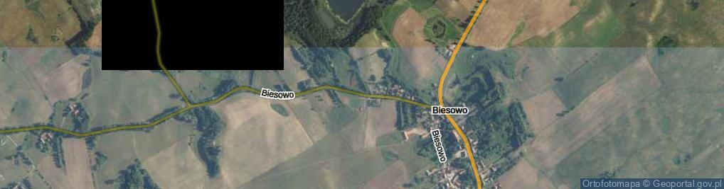Zdjęcie satelitarne Biesowo ul.