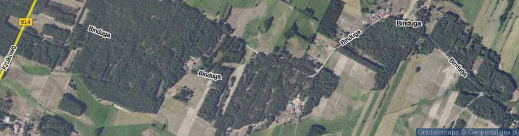 Zdjęcie satelitarne Binduga ul.
