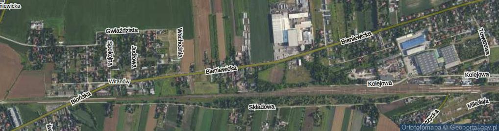 Zdjęcie satelitarne Bieniewicka ul.