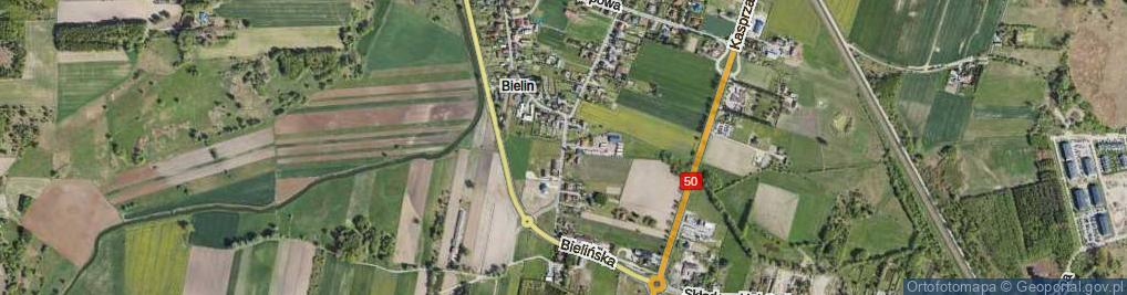 Zdjęcie satelitarne Bielińska ul.