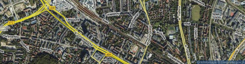 Zdjęcie satelitarne Biała ul.