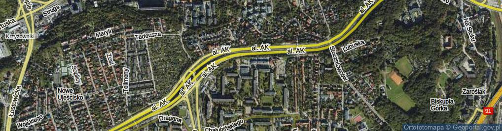 Zdjęcie satelitarne Biegańskiego Władysława ul.