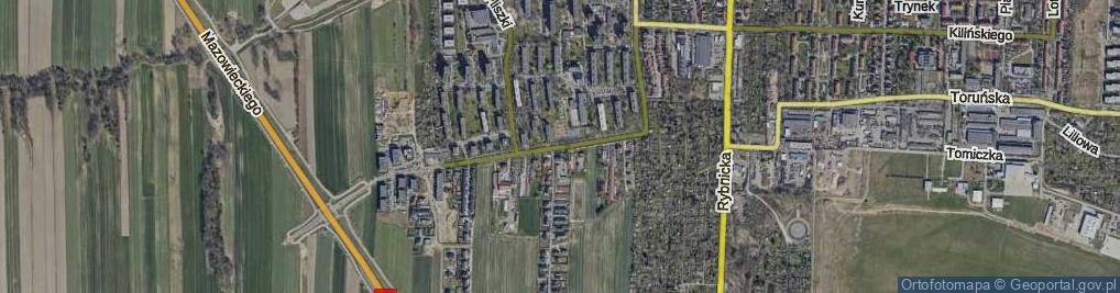 Zdjęcie satelitarne Biegusa ul.