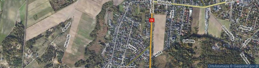 Zdjęcie satelitarne Biała ul.