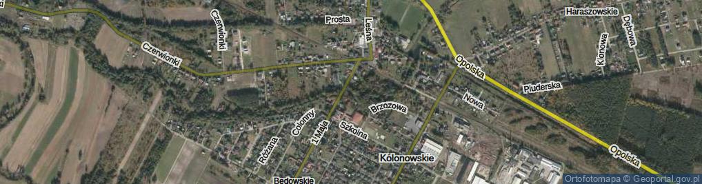 Zdjęcie satelitarne Biała ul.