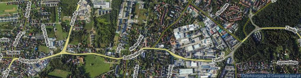 Zdjęcie satelitarne Biesiadna ul.