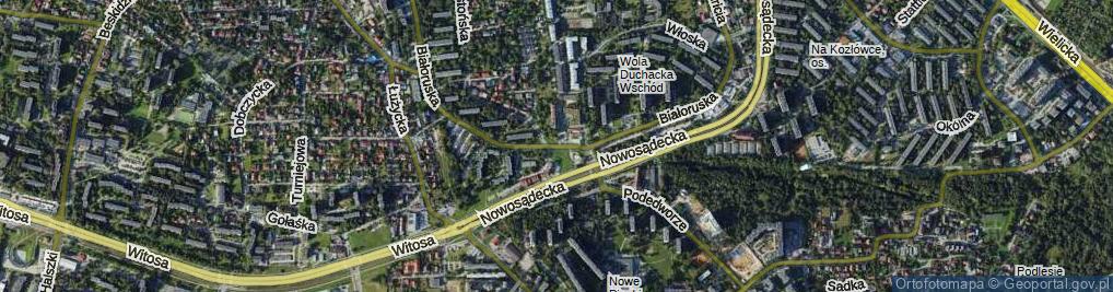 Zdjęcie satelitarne Białoruska ul.