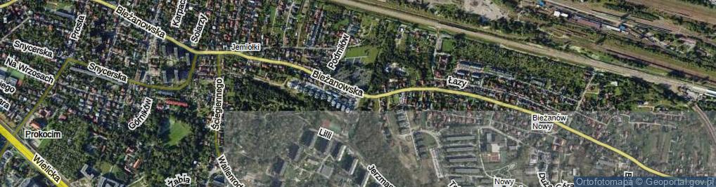 Zdjęcie satelitarne Bieżanowska ul.