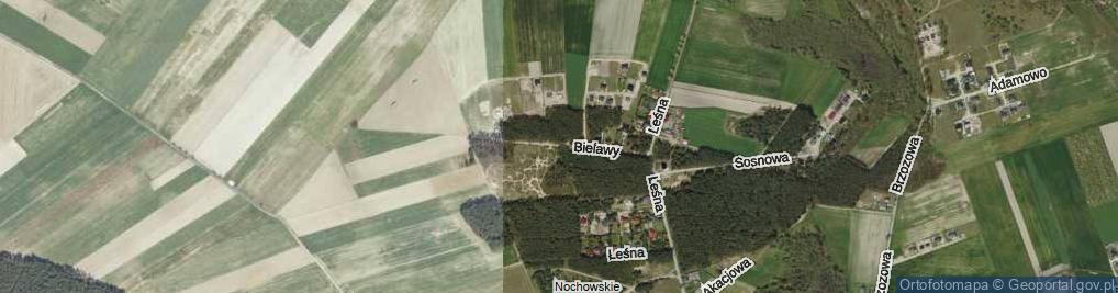 Zdjęcie satelitarne Bielawy ul.