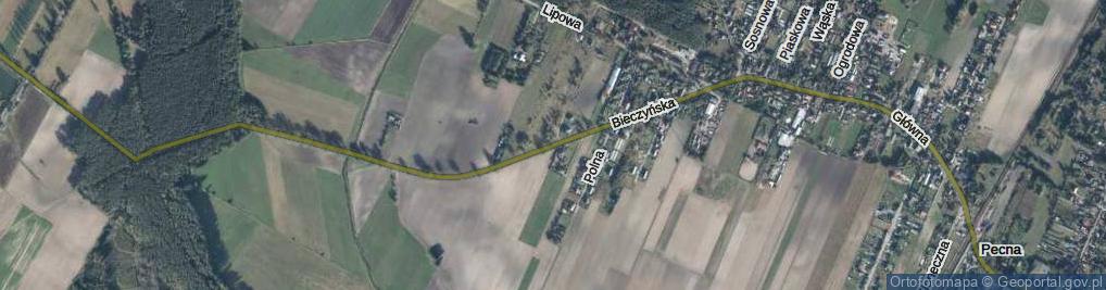 Zdjęcie satelitarne Bieczyńska ul.