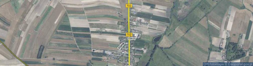 Zdjęcie satelitarne Bitwy nad Bzurą ul.