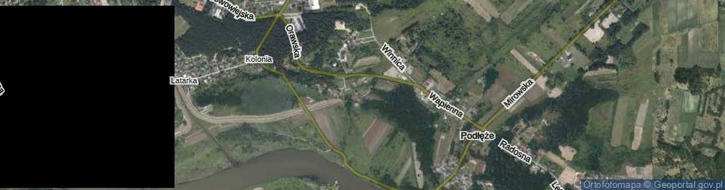 Zdjęcie satelitarne Biskowa ul.