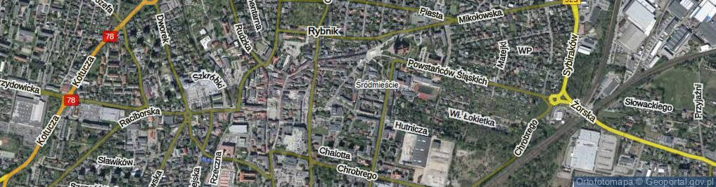 Zdjęcie satelitarne Białych Jadwigi i Feliksa ul.