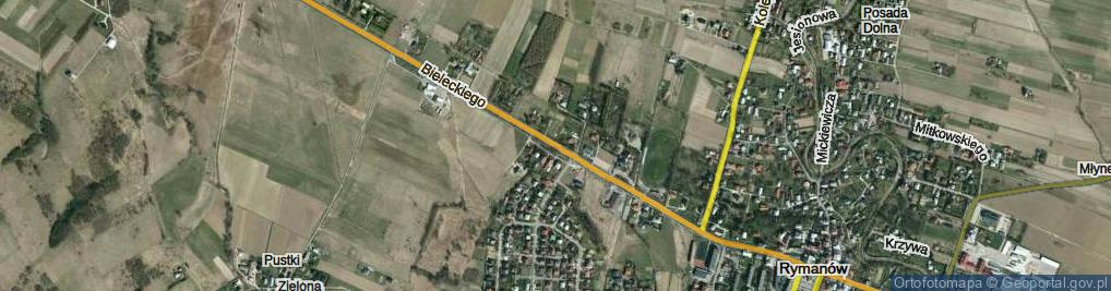 Zdjęcie satelitarne Bieleckiego, dr. ul.