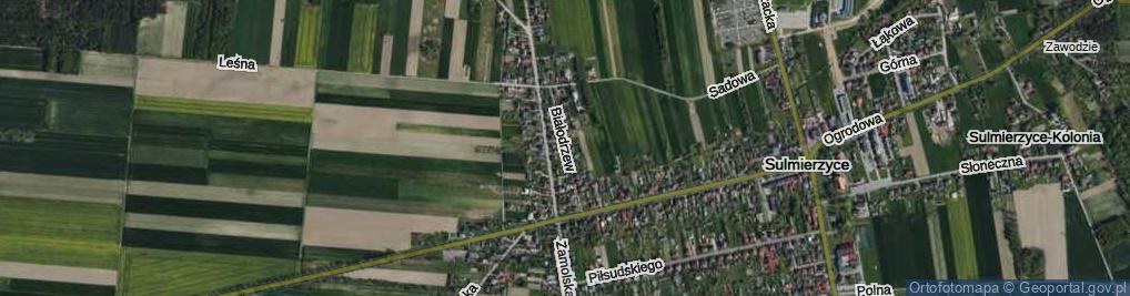 Zdjęcie satelitarne Białodrzew ul.