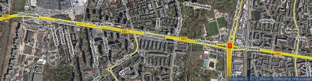 Zdjęcie satelitarne Bitwy pod Lenino ul.