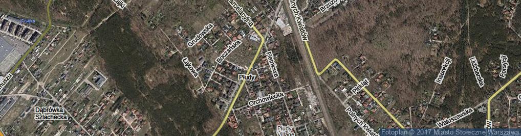 Zdjęcie satelitarne Bieszczadzka ul.