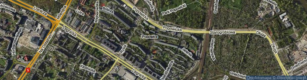 Zdjęcie satelitarne Białowieska ul.