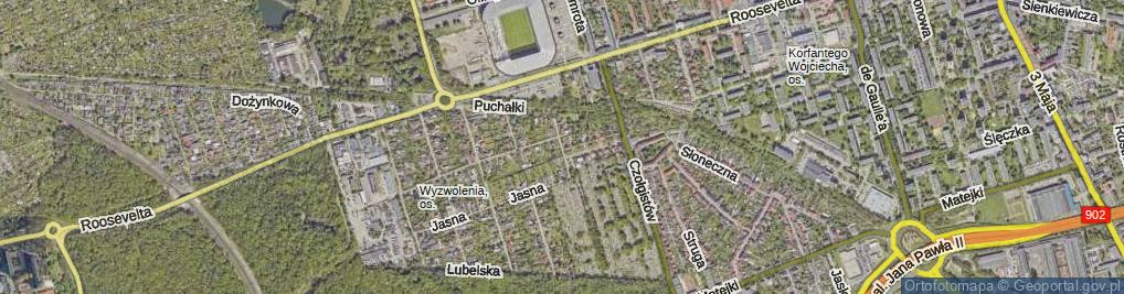 Zdjęcie satelitarne Biniasa Pawła ul.