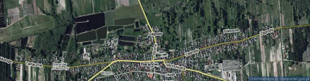 Zdjęcie satelitarne Błotna ul.