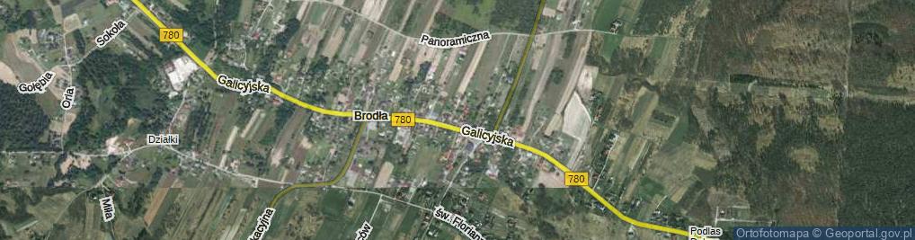 Zdjęcie satelitarne Bliska ul.
