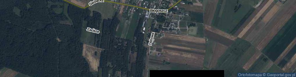 Zdjęcie satelitarne Błoga ul.