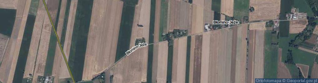 Zdjęcie satelitarne Błomino-Jeże ul.