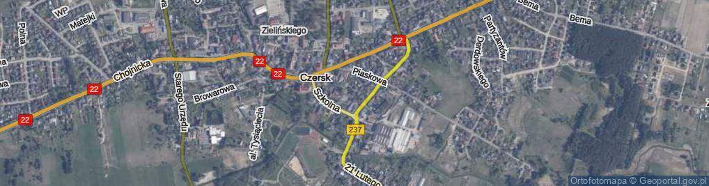 Zdjęcie satelitarne Blacharska ul.