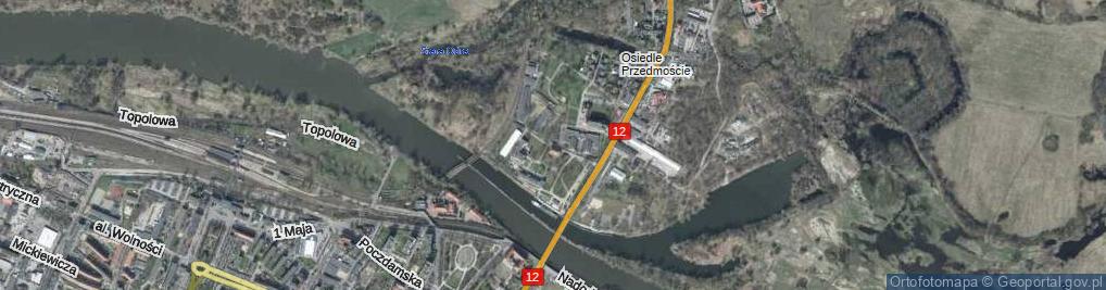 Zdjęcie satelitarne bł. Novarese Luigiego ul.