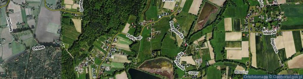 Zdjęcie satelitarne Bławatkowa ul.