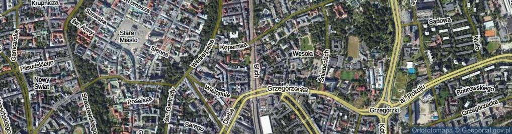 Zdjęcie satelitarne Blich ul.