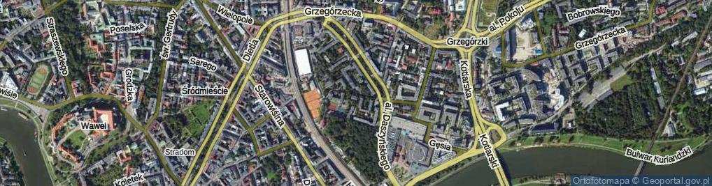 Zdjęcie satelitarne Blachnickiego Franciszka, ks. ul.