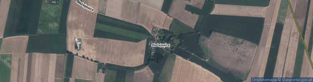 Zdjęcie satelitarne Błażejewice ul.