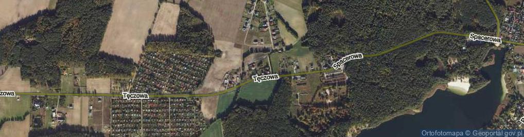 Zdjęcie satelitarne Błękitna ul.