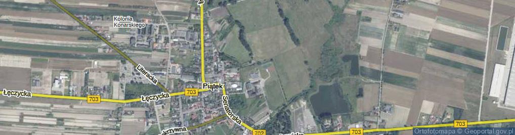 Zdjęcie satelitarne Błonie ul.