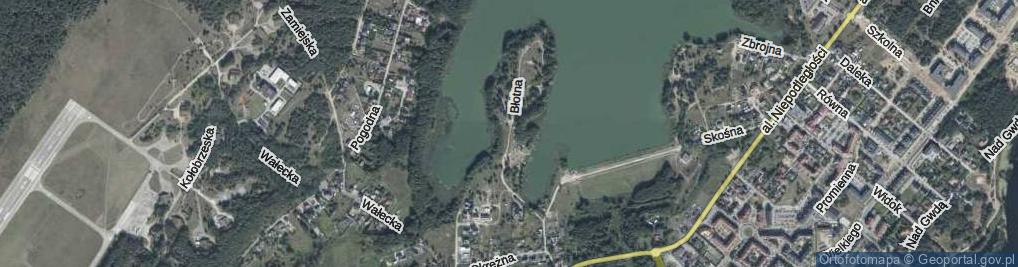 Zdjęcie satelitarne Błotna ul.