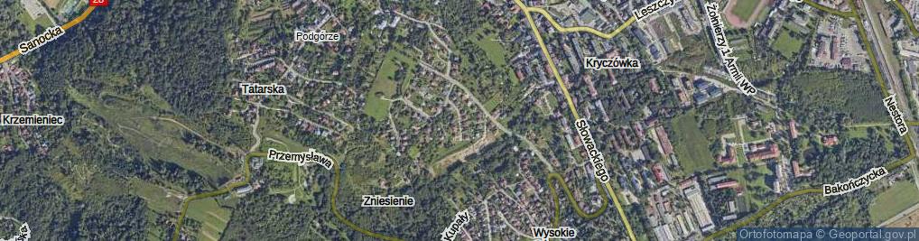 Zdjęcie satelitarne Bławatkowa ul.