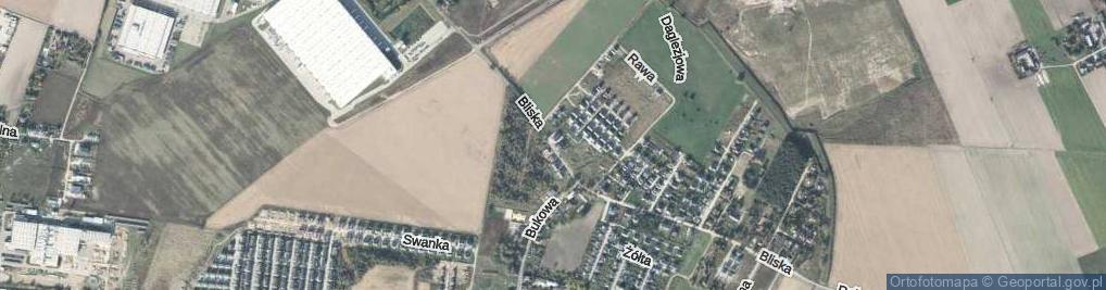 Zdjęcie satelitarne Bliska ul.