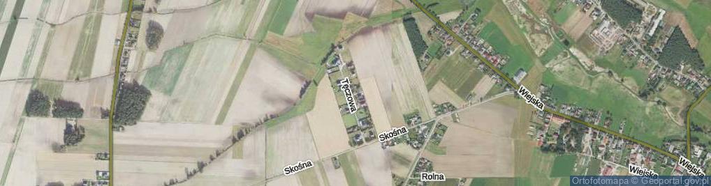 Zdjęcie satelitarne Błękitna ul.