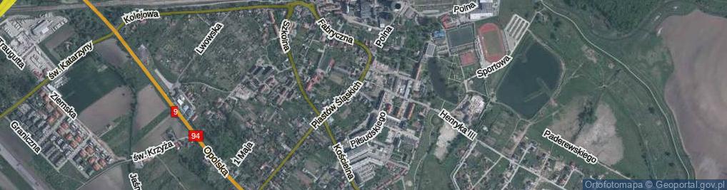 Zdjęcie satelitarne Bliska ul.